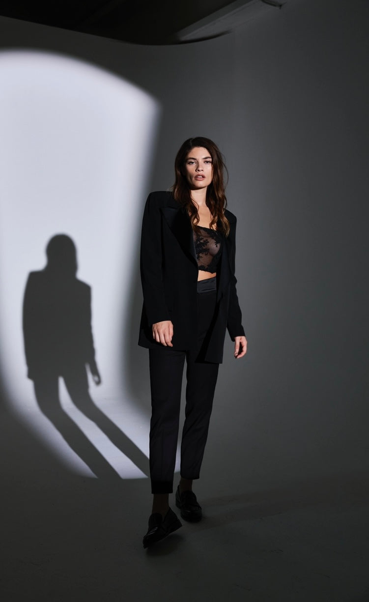 Tailleur Smk con Pantalone Sigaretta