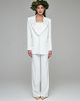Smk suit with Palazzo trousers