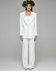 Smk suit with Palazzo trousers