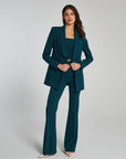 Costume milanais croisé avec pantalon évasé