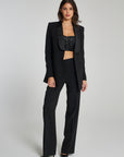Ensemble pantalon palazzo croisé milanais