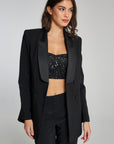 Ensemble pantalon palazzo croisé milanais