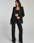 Ensemble pantalon palazzo croisé milanais