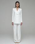 Ensemble pantalon palazzo croisé milanais