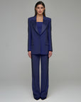 Smk suit with Palazzo trousers