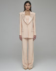 Smk suit with Palazzo trousers