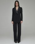 Ensemble pantalon palazzo croisé milanais