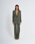 Smk suit with Palazzo trousers