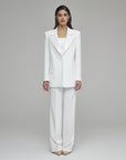 Smk suit with Palazzo trousers