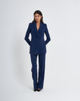 Ensemble pantalon palazzo croisé milanais