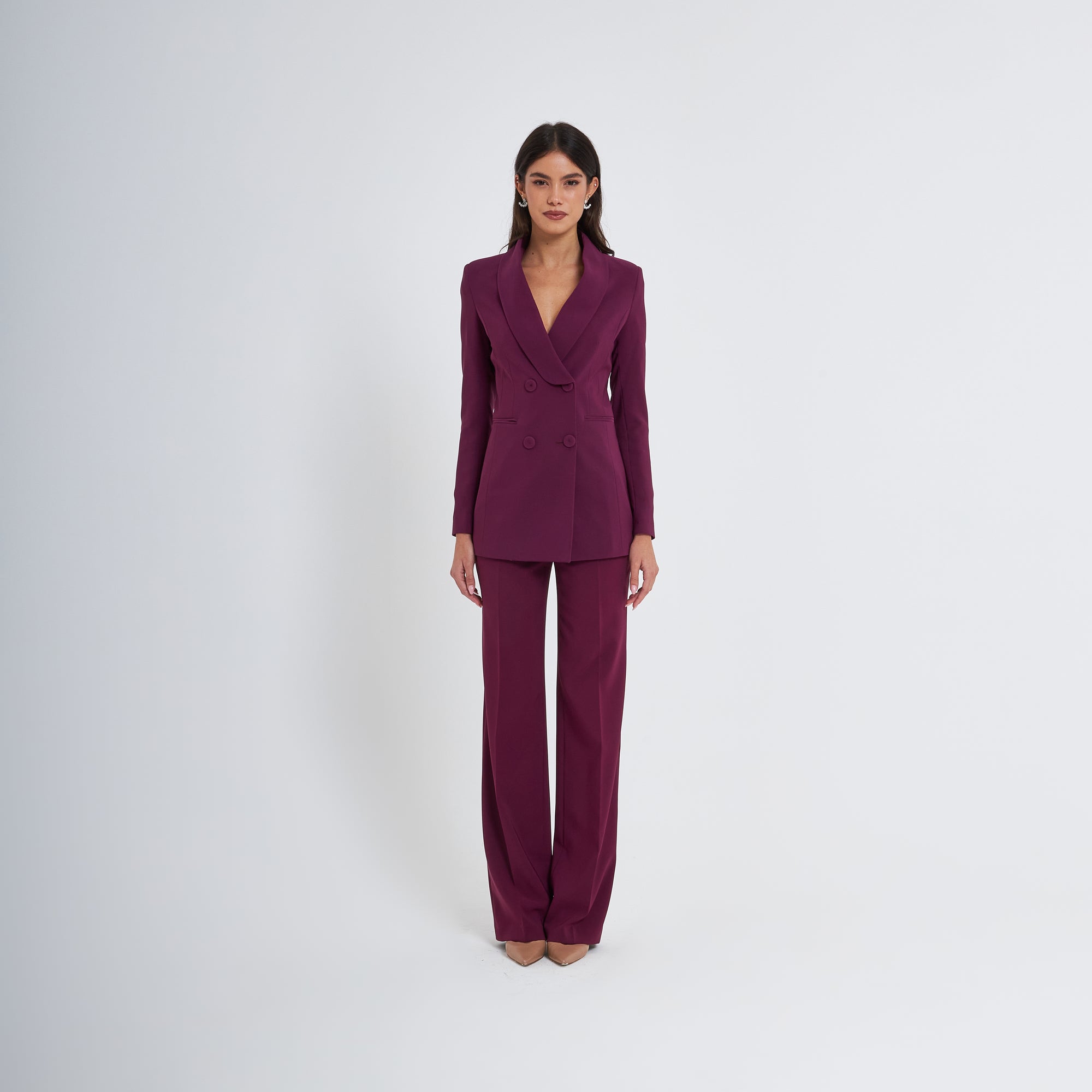 Tailleur Milano Doppiopetto Pant Palazzo