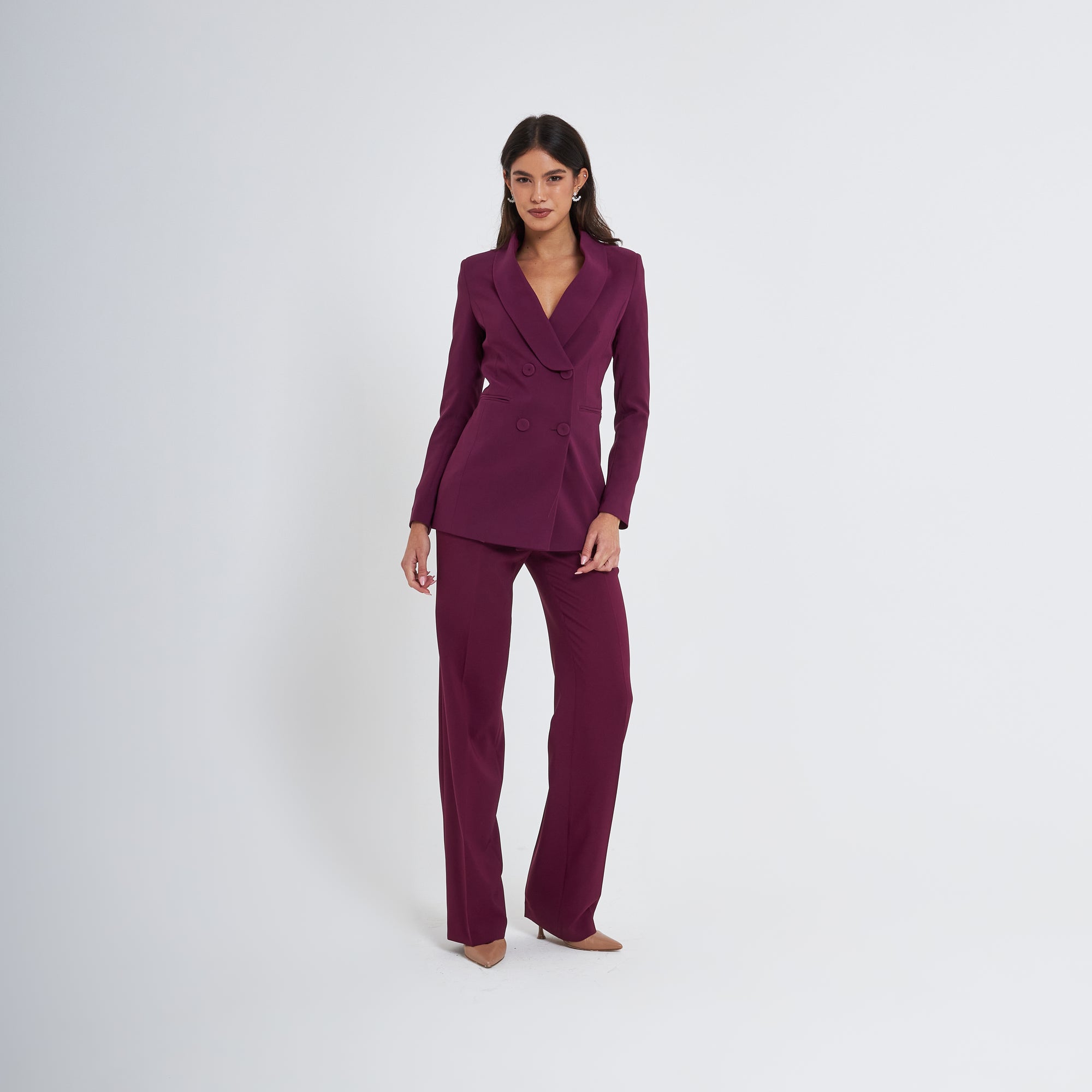 Tailleur Milano Doppiopetto Pant Palazzo