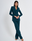 Ensemble pantalon palazzo croisé milanais