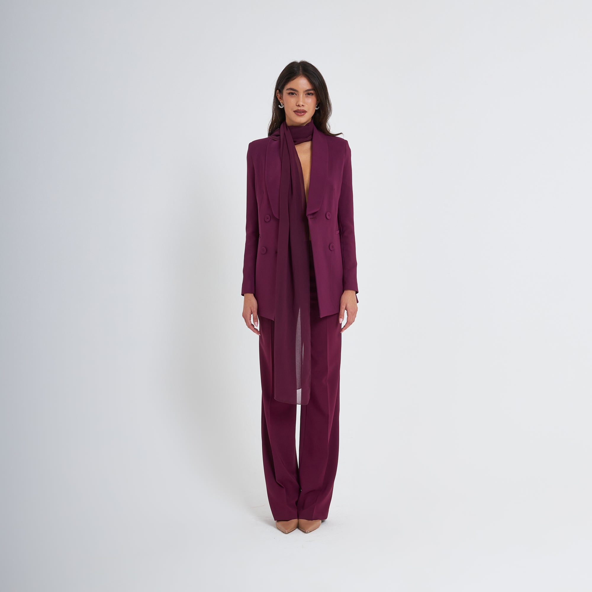 Tailleur Milano Doppiopetto Pant Palazzo
