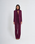 Ensemble pantalon palazzo croisé milanais