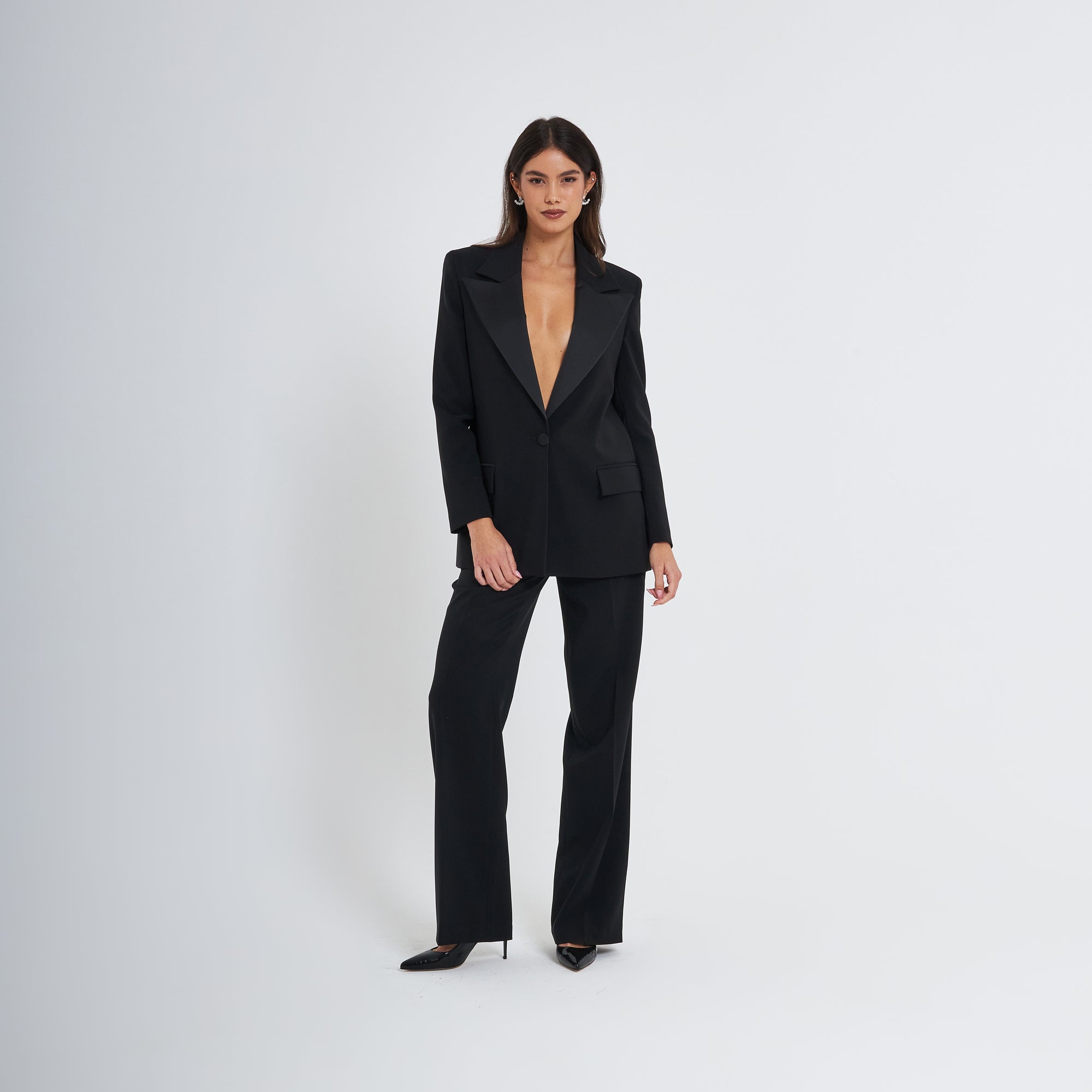 Tailleur Smk con Pantalone Palazzo