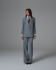 Tailleur Amanda 2 Bottoni Gessato