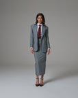 Tailleur SMK Gessato con Gonna Celine