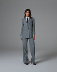 Tailleur Amanda 2 Bottoni Gessato