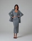Tailleur SMK Gessato con Gonna Celine