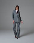 Tailleur Amanda 2 Bottoni Gessato