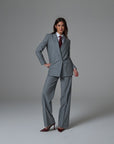Tailleur Amanda 2 Bottoni Gessato