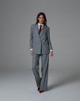 Tailleur Amanda 2 Bottoni Gessato
