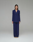 Ensemble pantalon palazzo croisé milanais