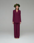 Ensemble pantalon palazzo croisé milanais