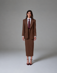 Tailleur SMK Gessato con Gonna Celine