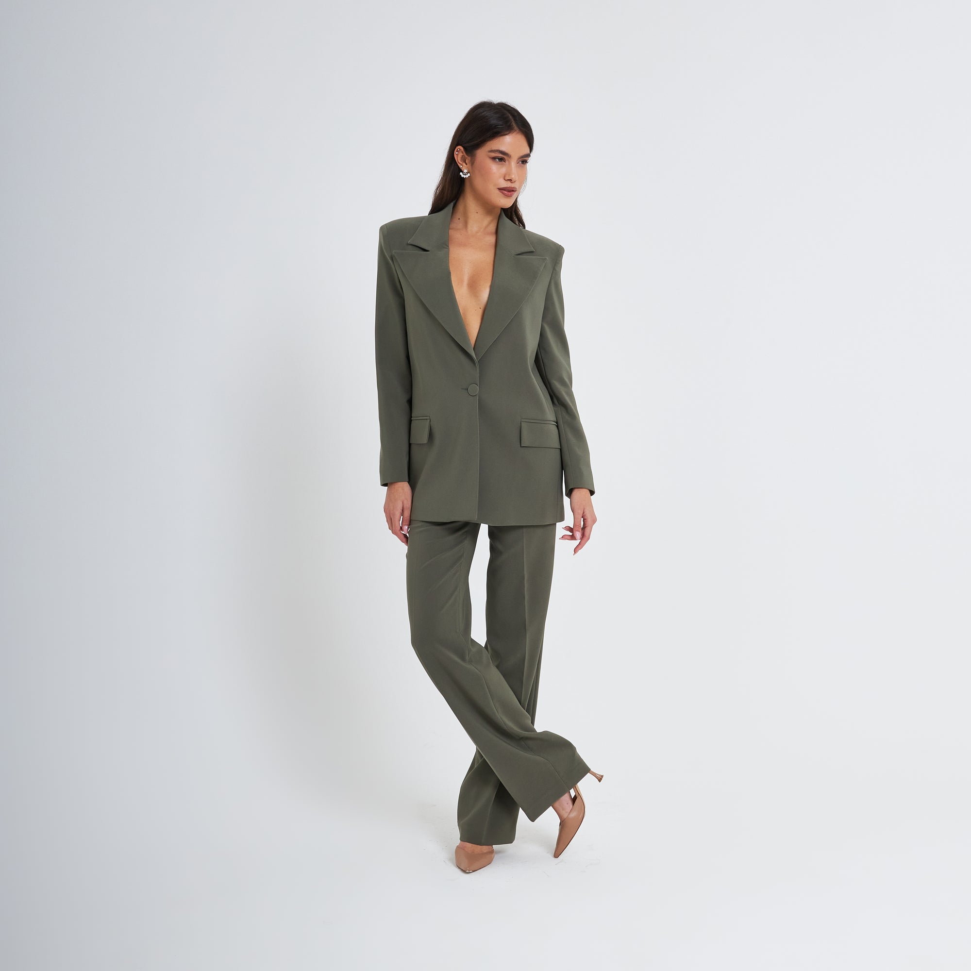 Tailleur Smk con Pantalone Palazzo