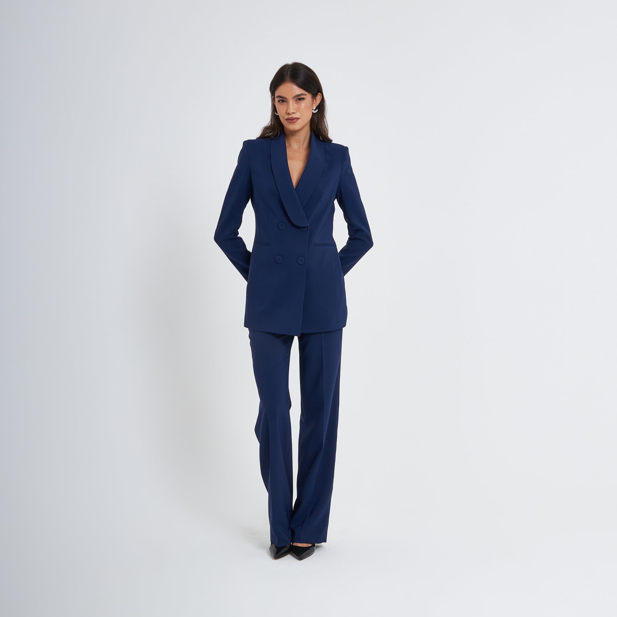 Tailleur Milano Doppiopetto Pant Palazzo