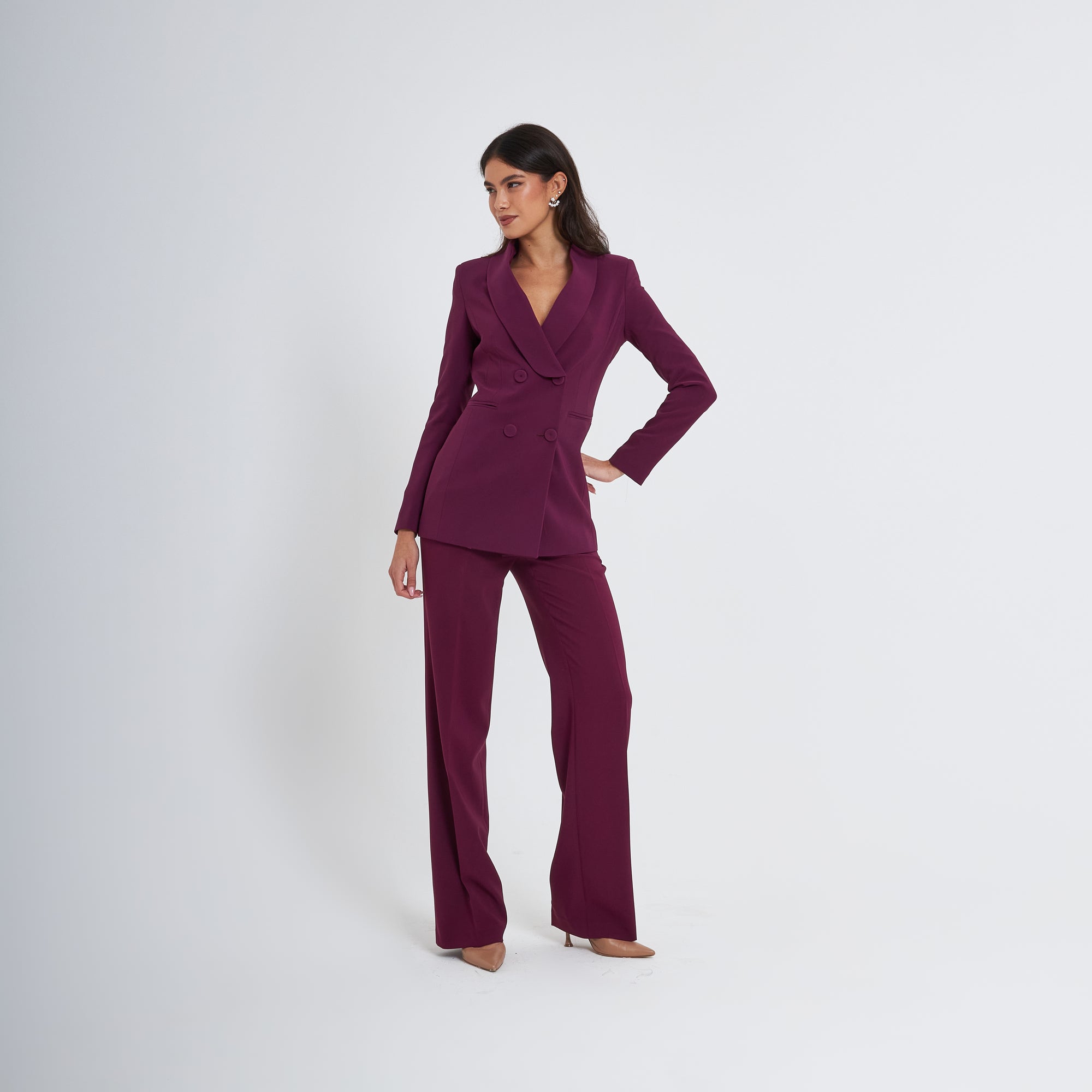Tailleur Milano Doppiopetto Pant Palazzo
