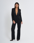 Smk suit with Palazzo trousers