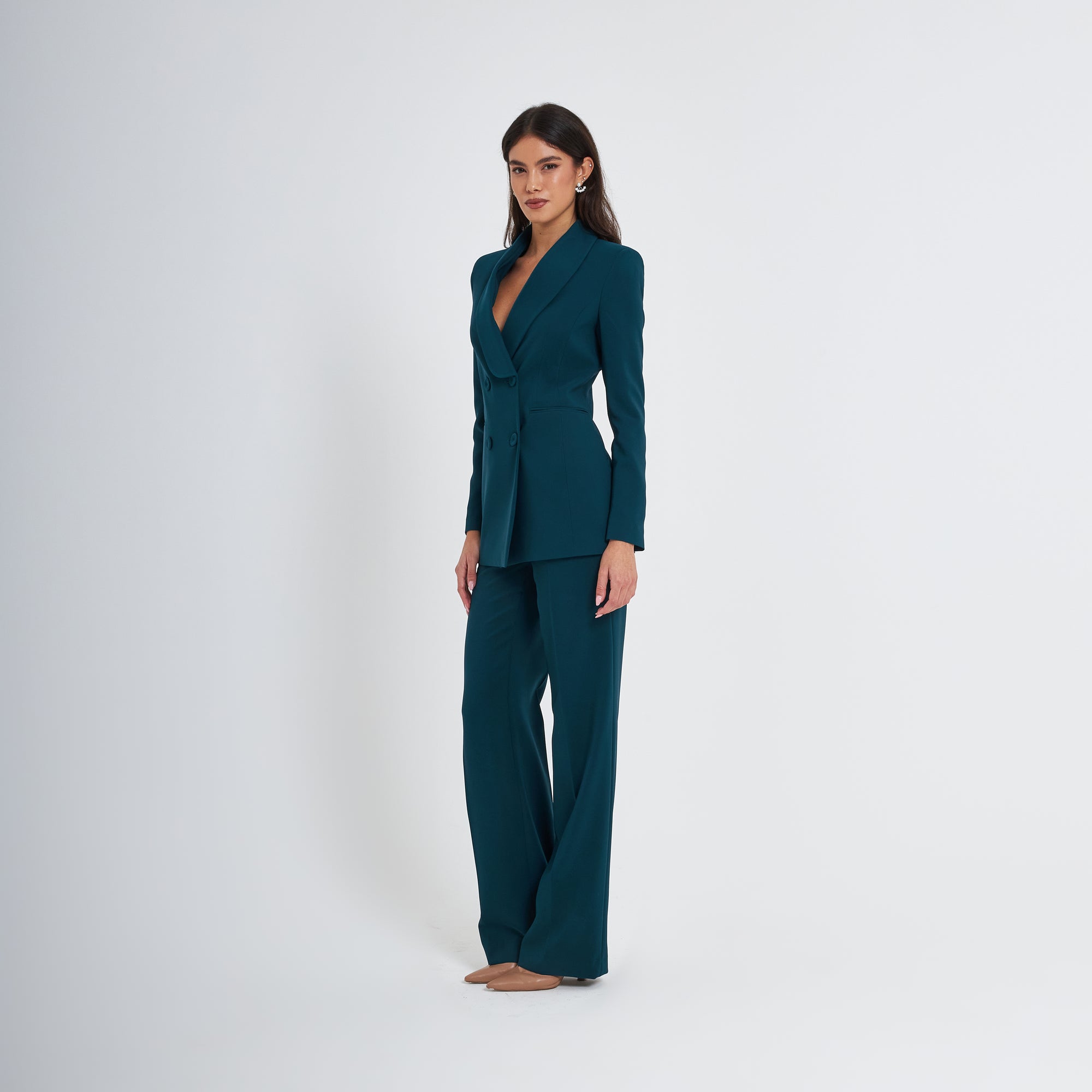 Tailleur Milano Doppiopetto Pant Palazzo