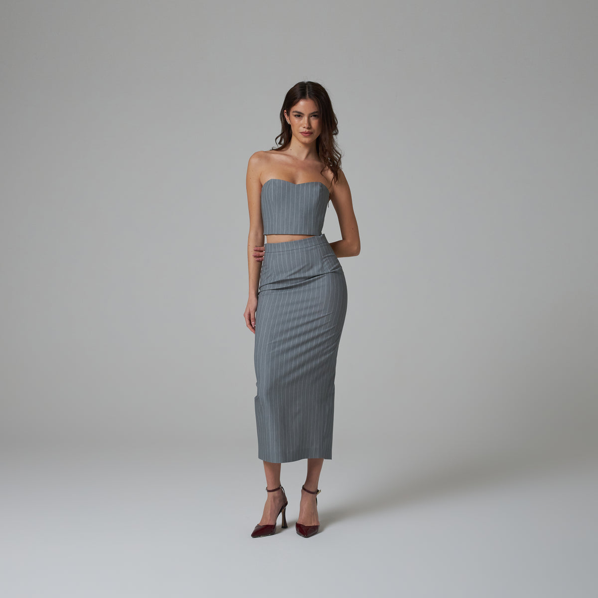 Tailleur SMK Gessato con panciotto