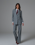 Tailleur Amanda 2 Bottoni Gessato