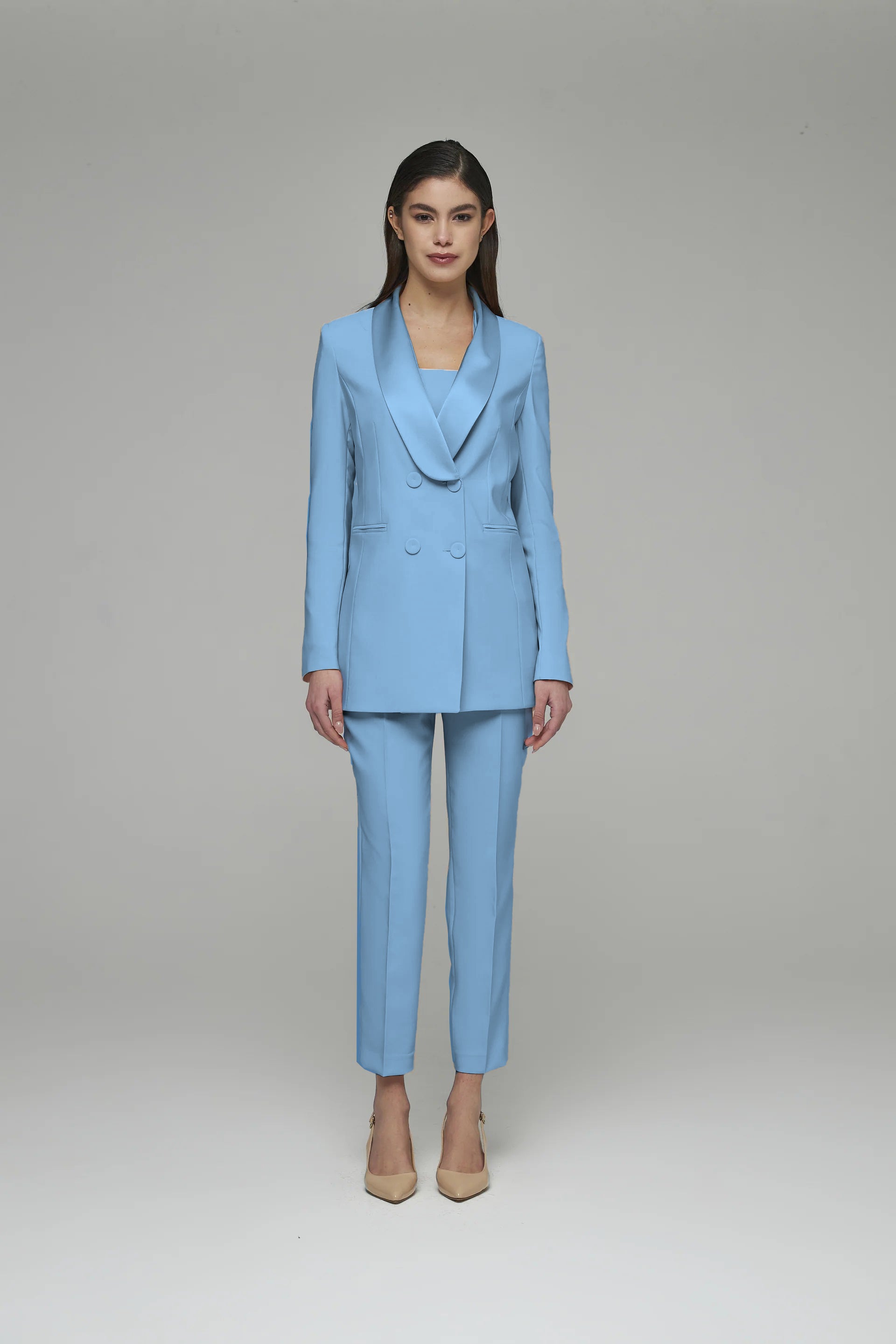 Tailleur Milano Doppiopetto con  Pant Capri