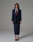 Tailleur SMK Gessato con Gonna Celine